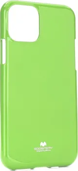 Pouzdro na mobilní telefon Goospery Mercury Jelly pro Apple Iphone 11 limetkově zelené