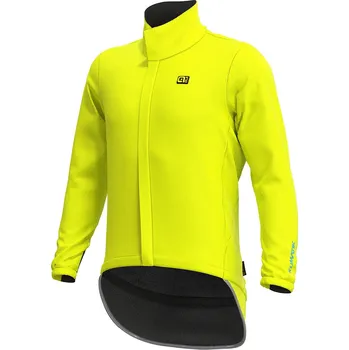 Cyklistická bunda ALÉ Cyklistická voděodolná pláštěnka - EXTREME - žlutá