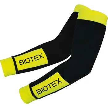 Cyklistické návleky BIOTEX Cyklistické návleky na ruce - THERMAL - zelená/černá