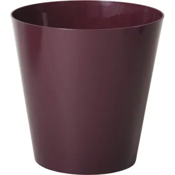 Obal na květináč Obal CLIVO d18cm lesklý bordo