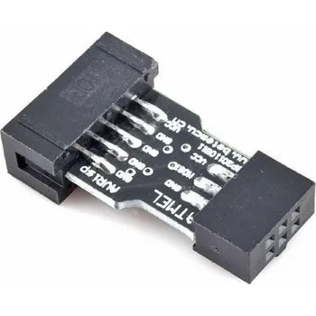 Vývojová deska 10 pin na 6 pin adaptér pro AVRISP USBASP STK500