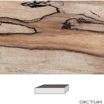 Brusný papír Dictum 831980 - Spalted Red Beech, 150 x 40 x 40 mm - Materiál
