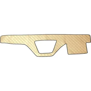 autokoberec Koženka na palubní desku DAF XF105/106, hnědá