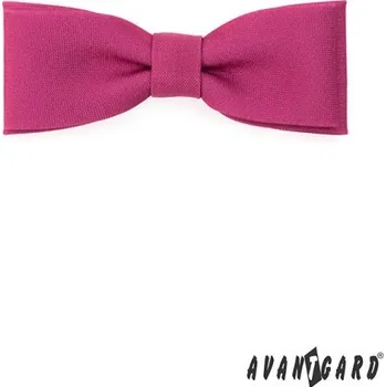 Motýlek chlapecký s kapesníčkem 10 cm - fuchsia matný