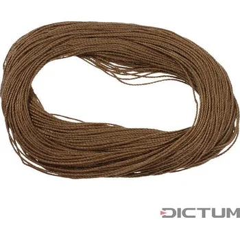 Nit Dictum 831403 - Linen Thread, Unwaxed, Beige, Thickness 0.8 mm - Materiál