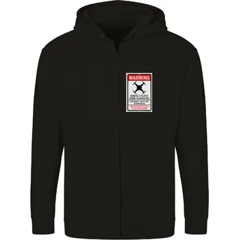 Pánská mikina Mikina na zip unisex s potiskem mikina dron pánské