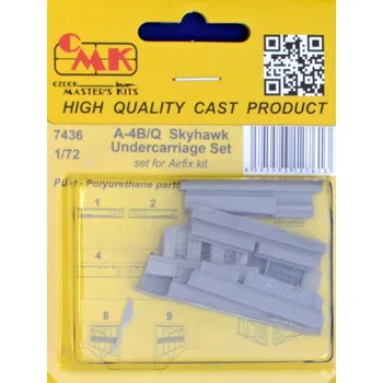 Plastikový model CMK 1/72 A-4B/Q Skyhawk Undercarriage set (AIRFIX)
