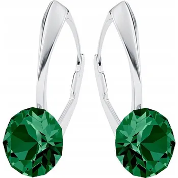 Náušnice Lafira stříbrné náušnice zelené Xirius 2952 (visací)