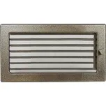 Ventishop Krbová mřížka s žaluzií 170x300 černozlatá