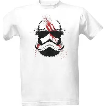 Tričko s potiskem White Mask with blood pánské