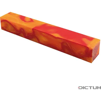 Lak na dřevo Dictum 831634 - Acrylic Pen Blank, Orange/Red - Materiál