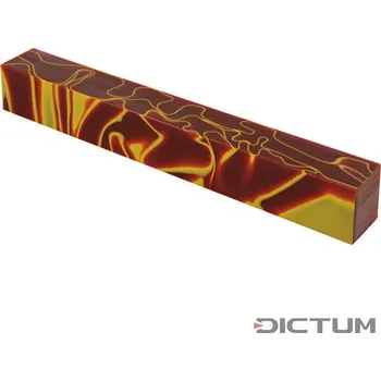 Lak na dřevo Dictum 831456 - Acrylic Pen Blank, Red/Yellow - Materiál