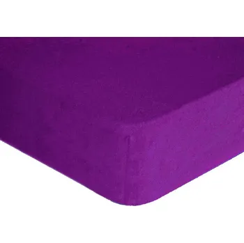 Prostěradlo Prostěradlo, Froté Premium, tmavěfialové