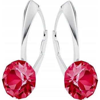 Náušnice Lafira stříbrné náušnice červené Xirius 2955 (visací)