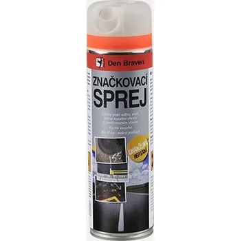 stavební silikon Den Braven Sprej značkovací oranžový/reflexní 500ml