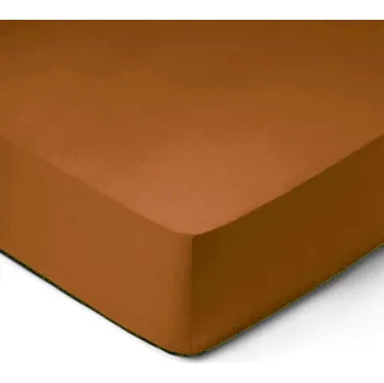 Prostěradlo, Jersey, hnědá