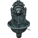 VidaXL Nástěnná fontána se lví hlavou