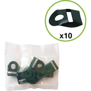 Příslušenství pro plot Očko na přichycení napínáku ZnPVC zelená 10ks