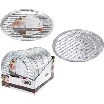 Jednorázové nádobí miska grilovací kulatá pr.35x2,5cm Al (3ks)