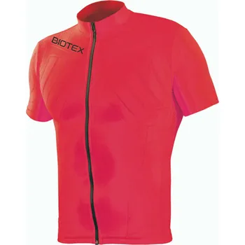 cyklistický dres BIOTEX Cyklistický dres s krátkým rukávem - EMANA - červená