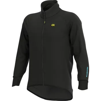 Cyklistická bunda ALÉ Cyklistická voděodolná pláštěnka - ELEMENTS - černá