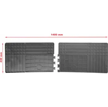 Auto-moto Gumárny Zubří Univerzální gumové autokoberce pro dodávky (140x43cm)