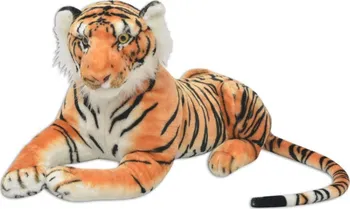 Plyšová hračka vidaXL tygr hnědý ležící 146 cm