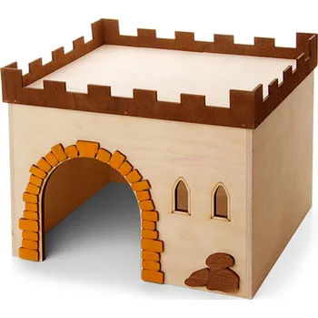 JK Animals Hrad domeček pro králíka 29 x 24 x 22 cm
