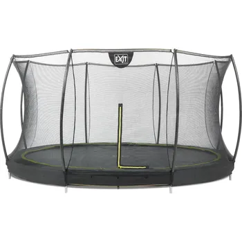 Trampolína Exit Toys Silhouette Ground černá + ochranná síť