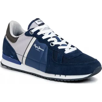 Recenze Pepe Jeans Tinker Zero Ath PMS30612 Marine 40 Pánské tenisky Recenze Pepe Jeans Tinker Zero Ath PMS30612 Marine 40