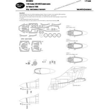 Plastikový model New Ware 1/72 Mask F-101C Voodoo ADVANCED (VALOM 72095)