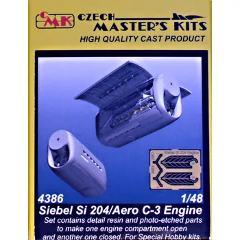 Plastikový model CMK 1/48 Siebel Si 204/Aero C-3 Engine set (SP.HOB.)