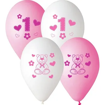 Balónek Balonek latexový 1.rok girl