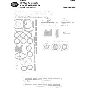 Plastikový model New Ware 1/72 Mask X/YB-35 Flying Wing (ITAL/AMT/ERTL)