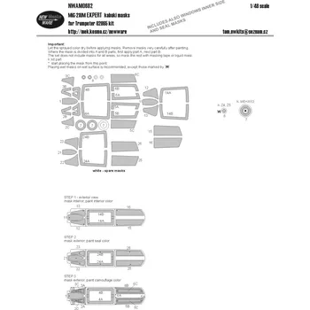 Plastikový model New Ware 1/48 Mask MiG-21UM EXPERT (TRUMP 02865)