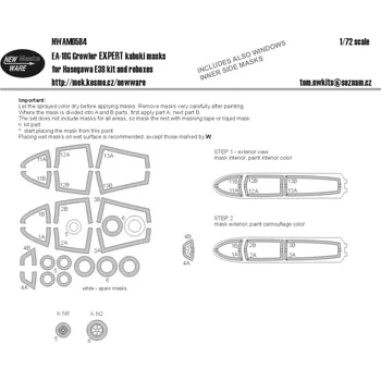 Plastikový model New Ware 1/72 Mask EA-18G Growler EXPERT (HAS E38)