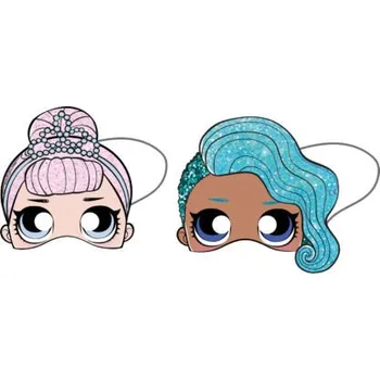 Karnevalová maska L.O.L. Surprise party masky 6 ks