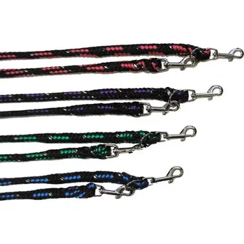 Vodítko pro psa Chopo Vodítko nylon přepínací 2x karab. 3m / 12 mm Barva: Červená