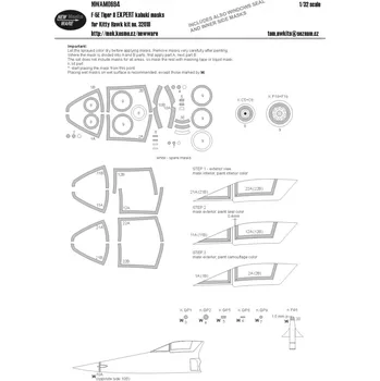 Plastikový model New Ware 1/32 Mask F-5E Tiger II EXPERT (KITTYH 32018)