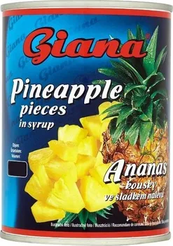 Ovoce Giana Ananas kousky 565 ml
