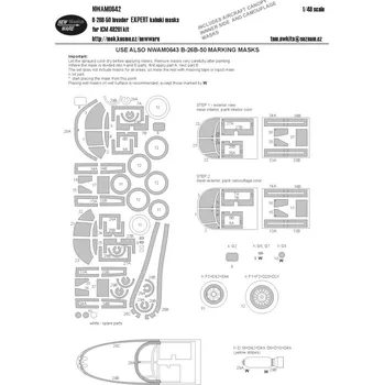 Plastikový model New Ware 1/48 Mask B-26B-50 Invader EXPERT (ICM 48281)
