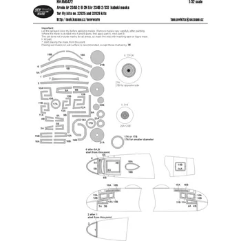 Plastikový model New Ware 1/32 Mask Ar-234B-2/B-2N / Ar-234B-2/S3 (FLY)