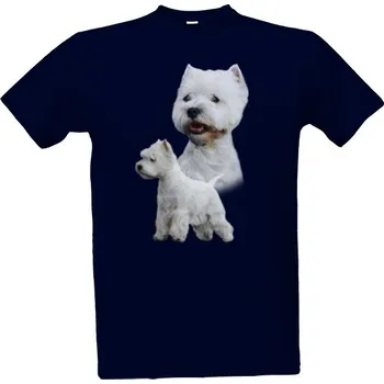 Pánské tričko Tričko s potiskem West highland white teriér pánské