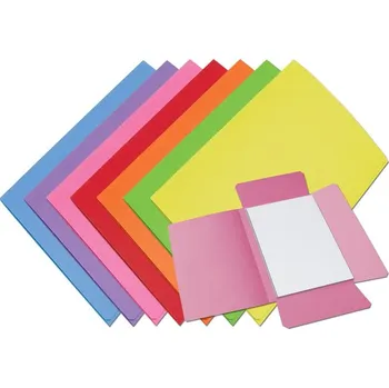 HIT office 50 x HIT, papírové odkládací desky 253, 3 chlopně, A4 Varianta: 01 modrá