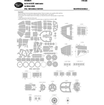 Plastikový model New Ware 1/48 Mask He-111 H-16 BASIC (ICM 48263)