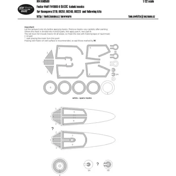 Plastikový model New Ware 1/32 Mask Focke-Wulf Fw 190D-9 BASIC (HAS)