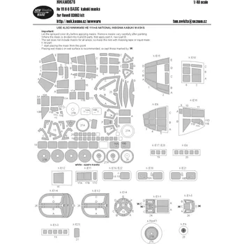 Plastikový model New Ware 1/48 Mask He 111 H-6 BASIC (REV 03863)