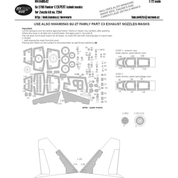 Plastikový model New Ware 1/72 Mask Su-27UB Flanker C EXPERT (ZVE 7294)