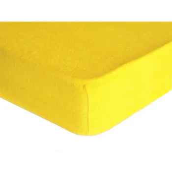 Prostěradlo Prostěradlo, Froté Premium, žluté