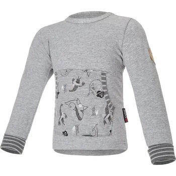 Little Angel Outlast Mikina šedý melír/mořský svět